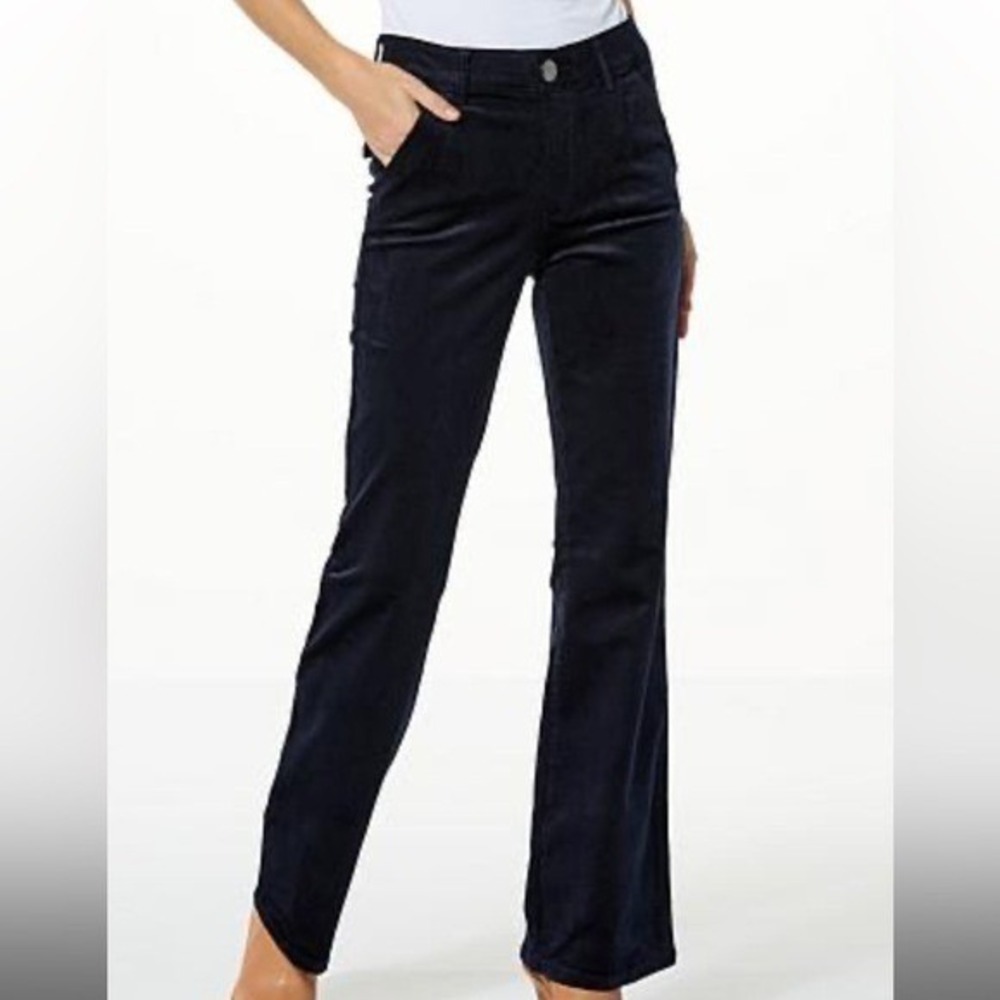 Democracy "Ab"solution® Itty Bitty More Boot Corduroy Trouser Navy - 16W